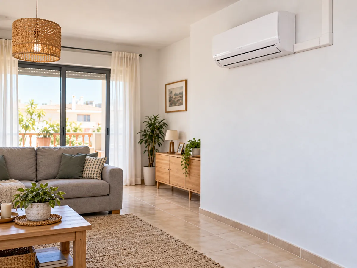 Comfort in the living room, synthetic example